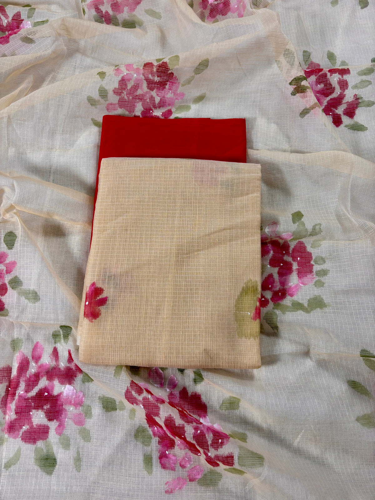 Hand painted madhumalti kota doria suit