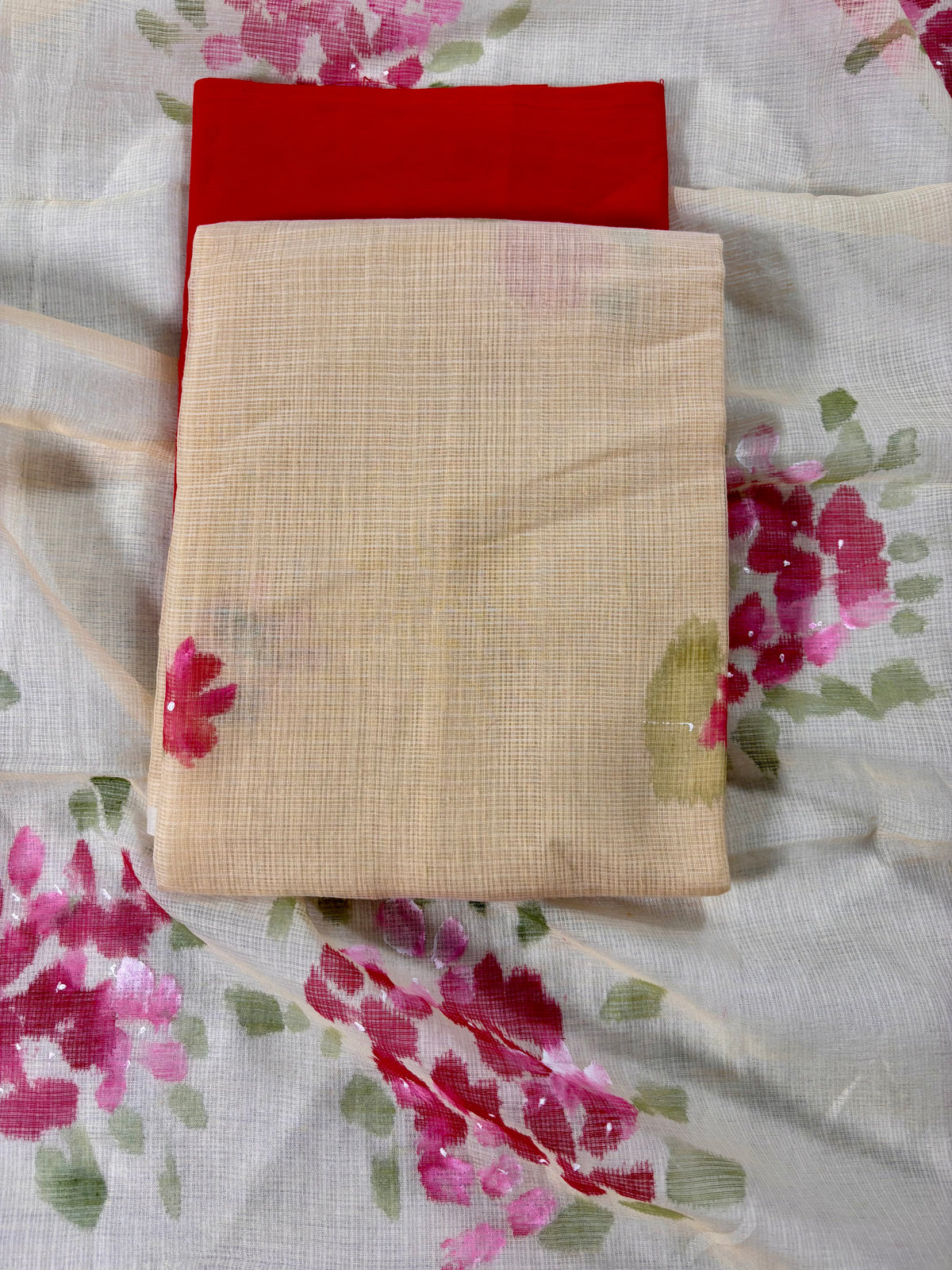 Hand painted madhumalti kota doria suit