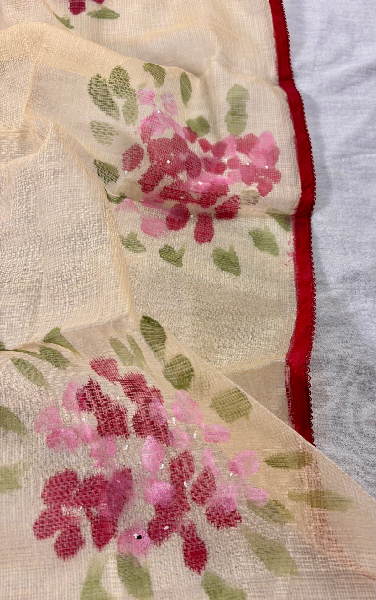 Hand painted madhumalti kota doria suit