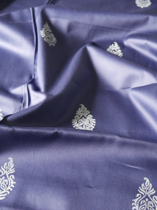 Royal Blue handblock pure cotton kurta for men